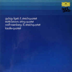 LaSalle String Quartet: avantgarde cover