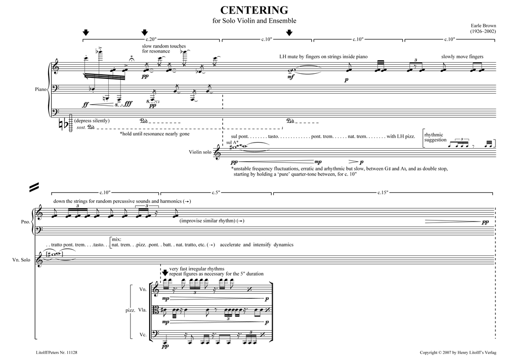 Centering sample page