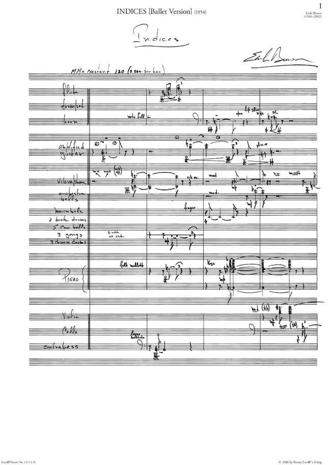 Indices sample page