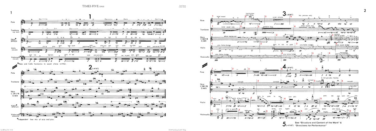 Times Five sample page